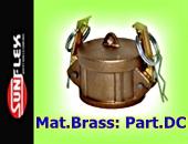 CAMLOCK AND GROOVE FITTINGS TYPE DC-MAT. BRASS