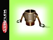 CAMLOCK AND GROOVE FITTINGS TYPE B-MAT. BRASS